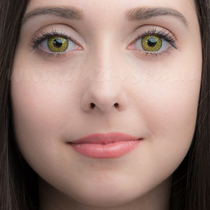 Цветные линзы Lensmam Golden Shine Фото 3