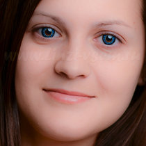 Цветные линзы EOS Sun Flower Blue foto